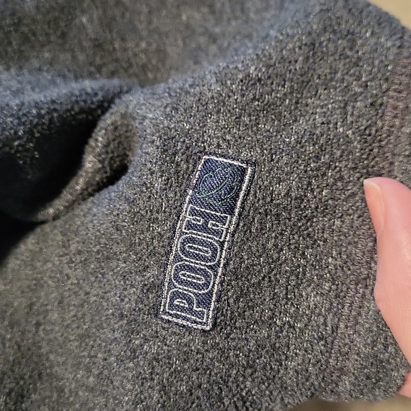 Disney Pooh fleece-like top, size 1X, grey - Picture 6 of 15
